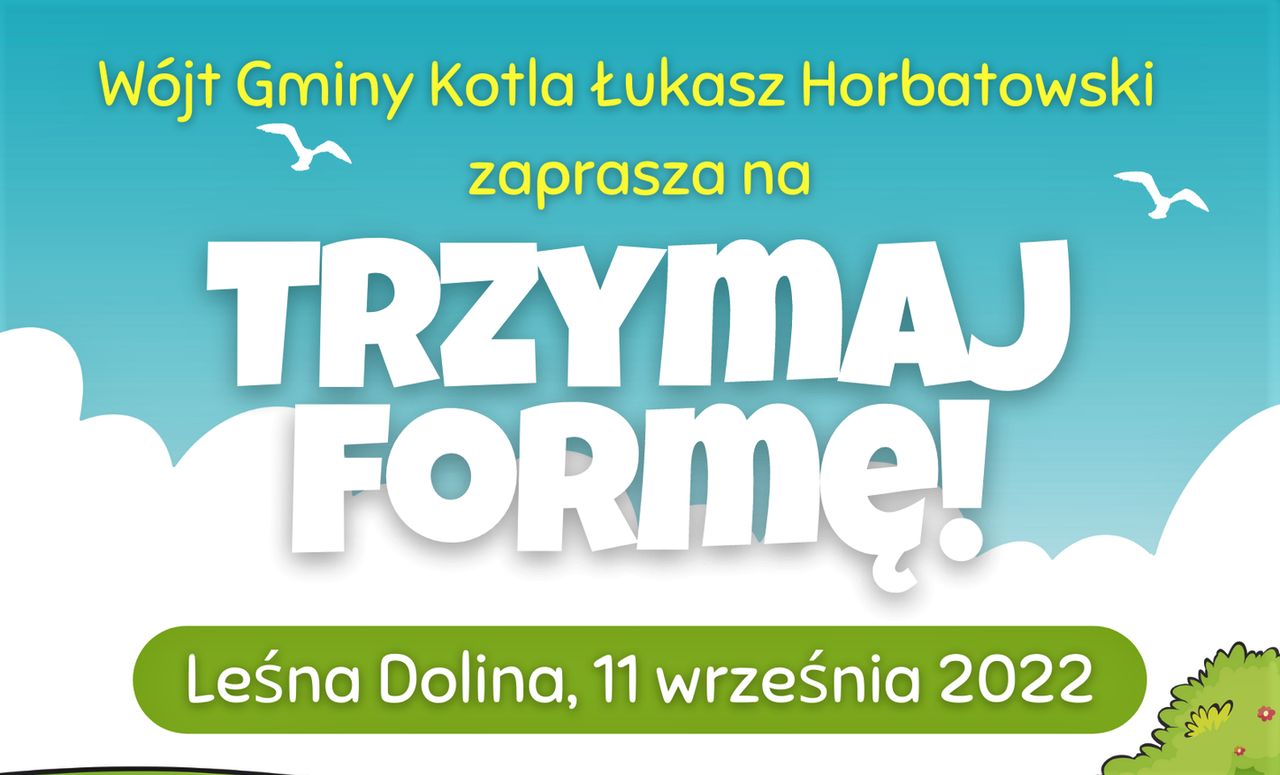 plakat na trzymaj formę