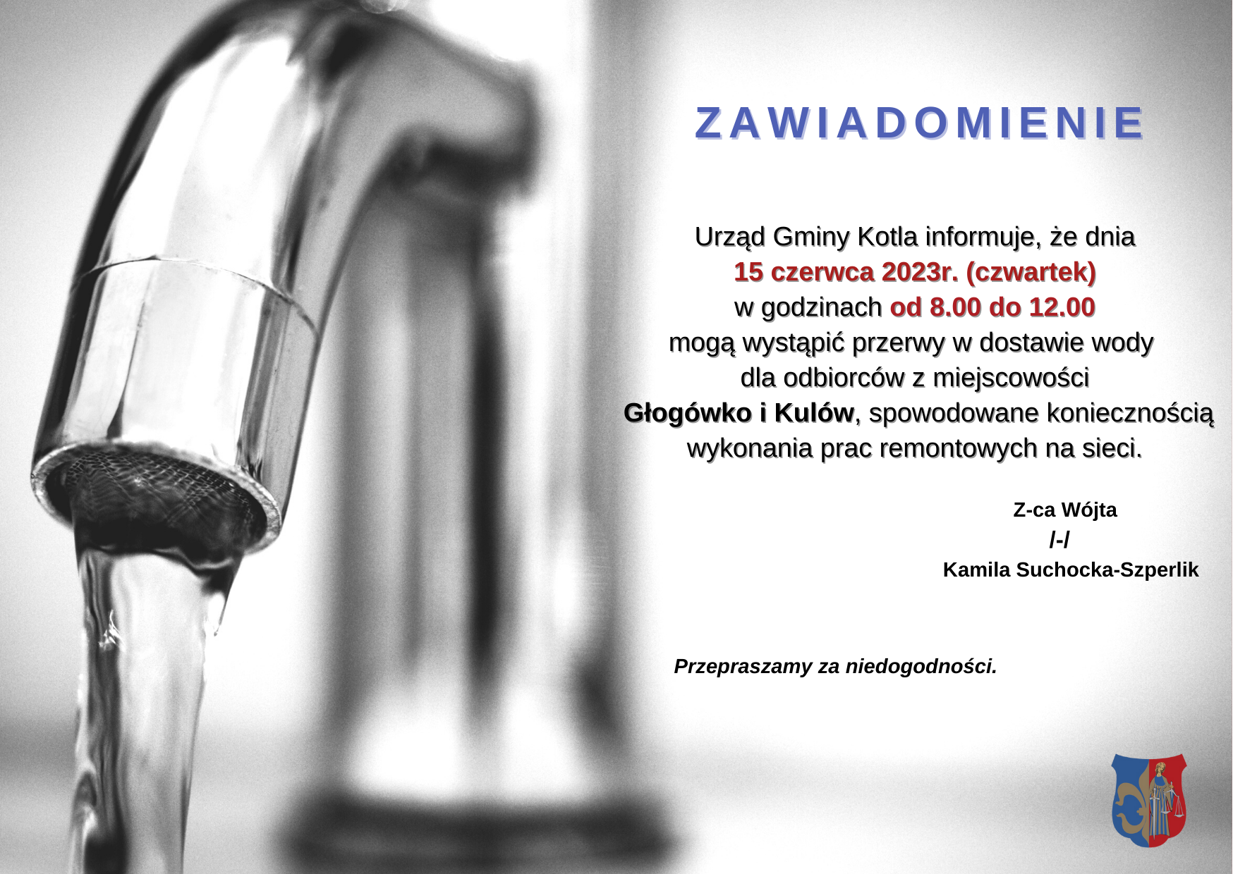 zawiadomienie