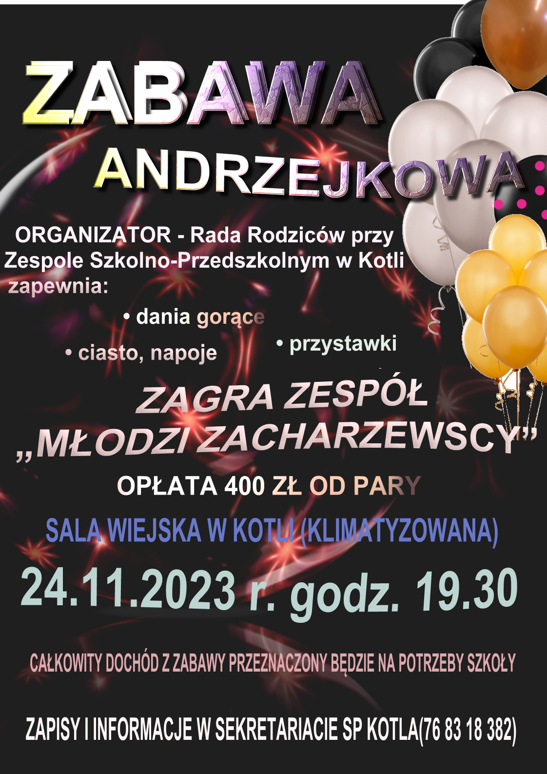 plakat andrzejkowy