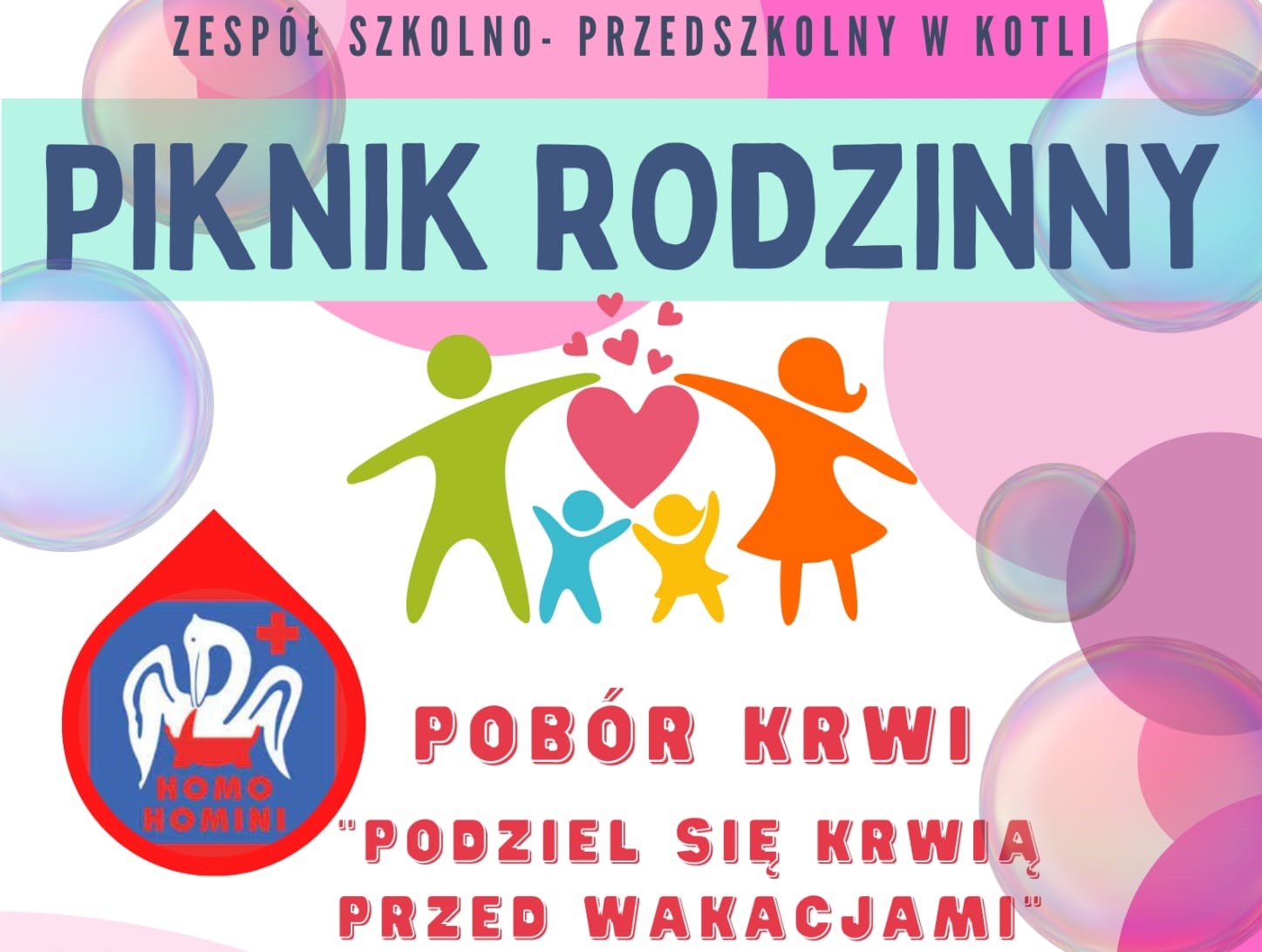 piknik rodzinny plakat