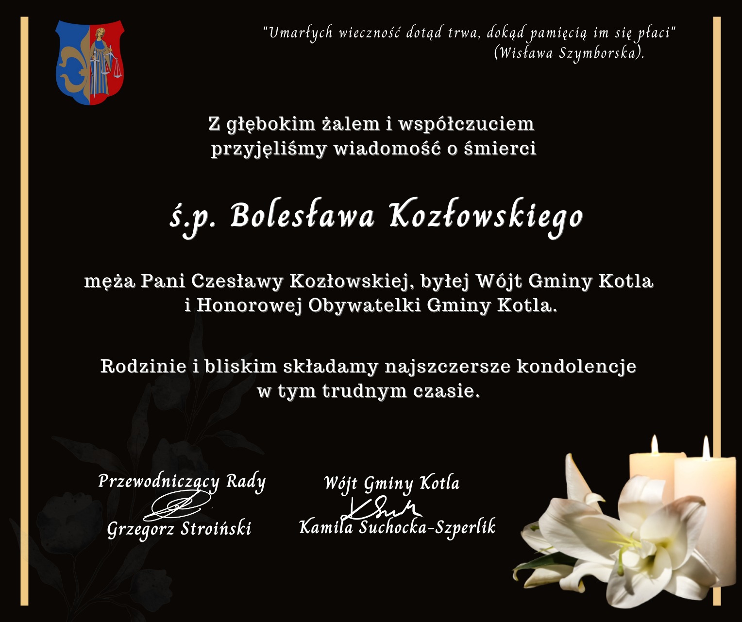 grafika kondolencje