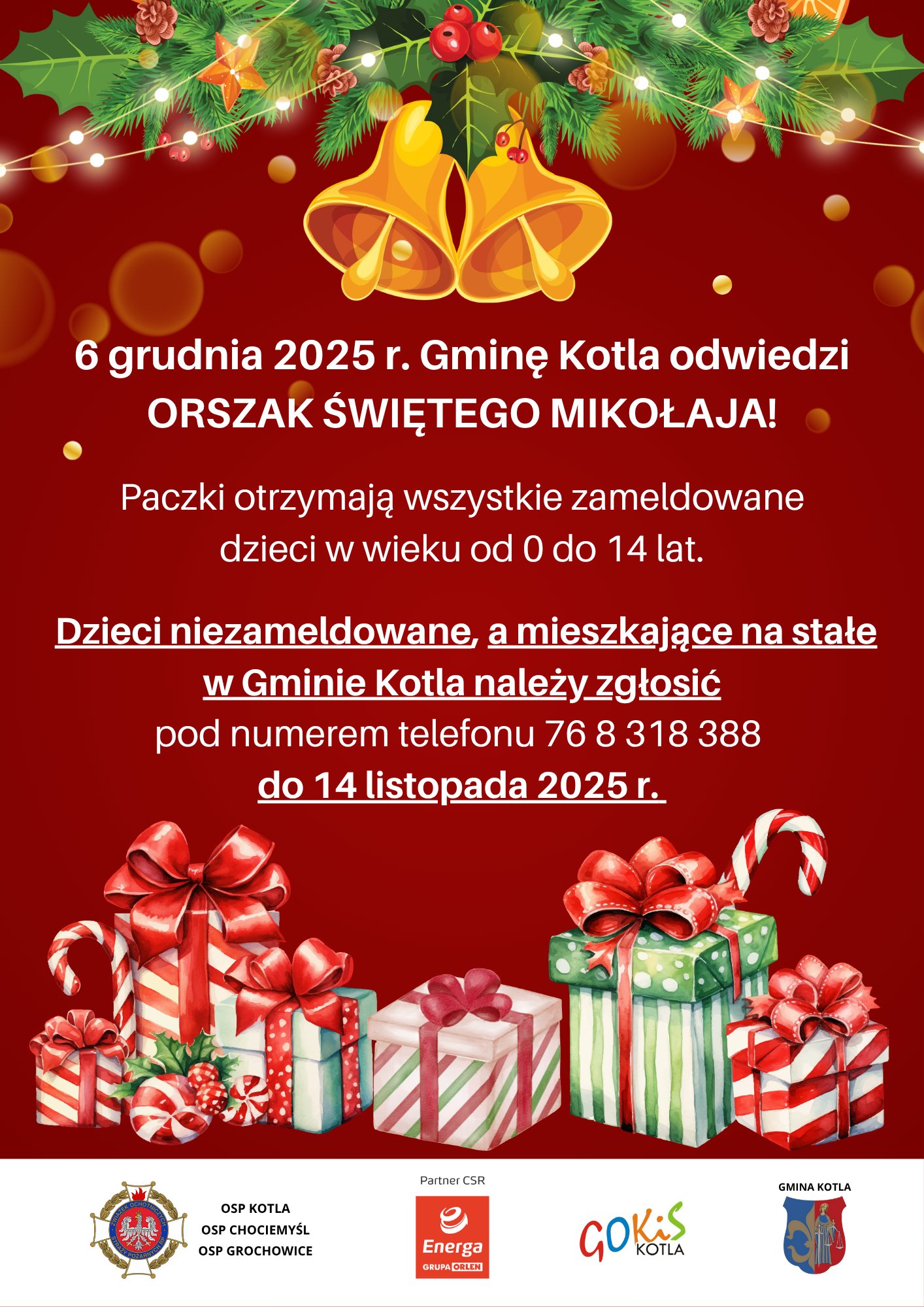 JUŻ NIEBAWEM DZIECI ODWIEDZI ORSZAK ŚWIĘTEGO MIKOŁAJA