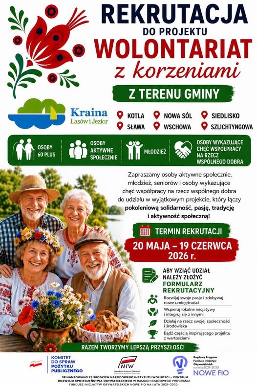 PROJEKT "WOLONTARIAT Z KORZENIAMI"