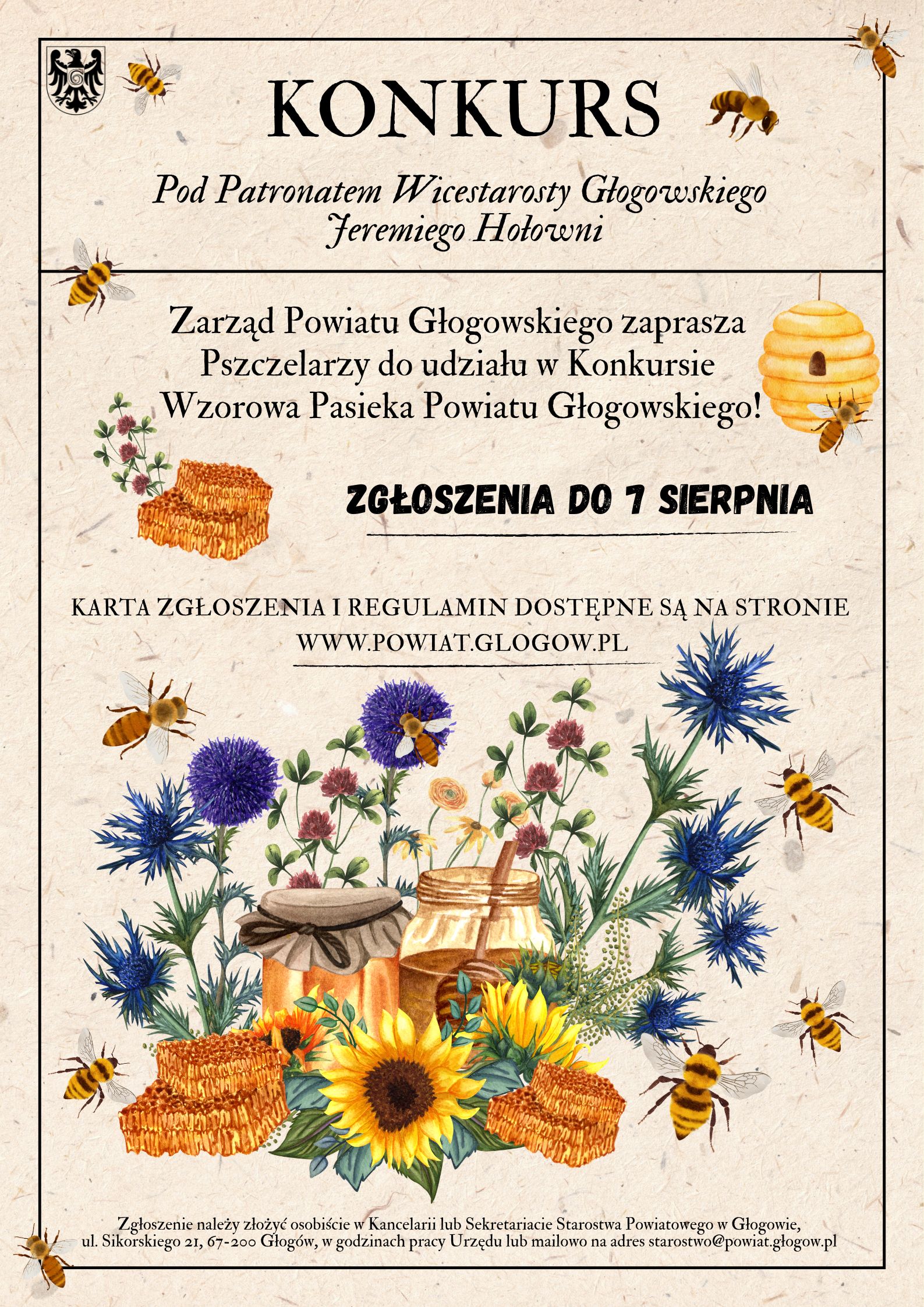 Konkurs Wzorowa Pasieka Powiatu Głogowskiego