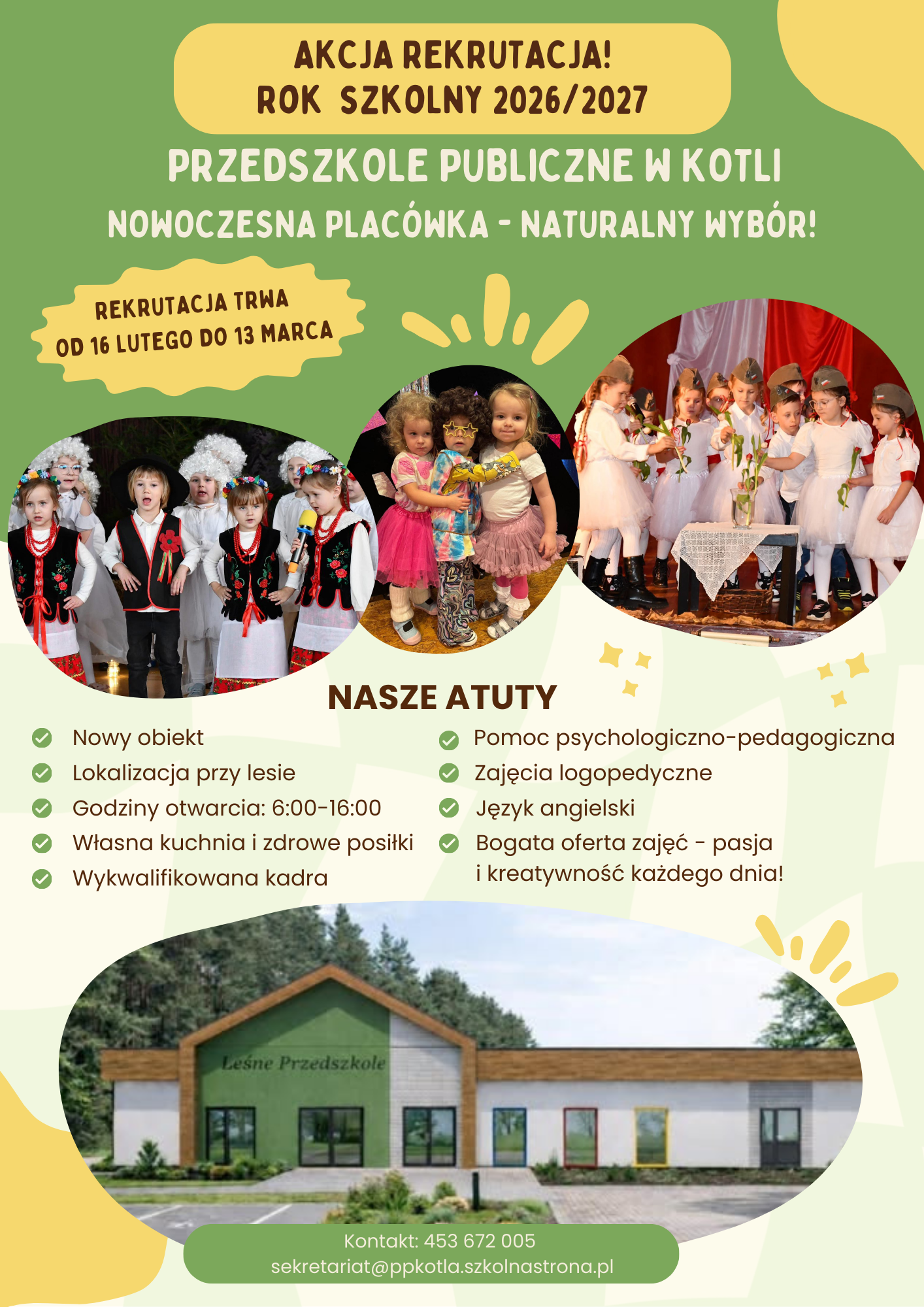 AKCJA REKRUTACJA! ROK SZKOLNY 2026/2027