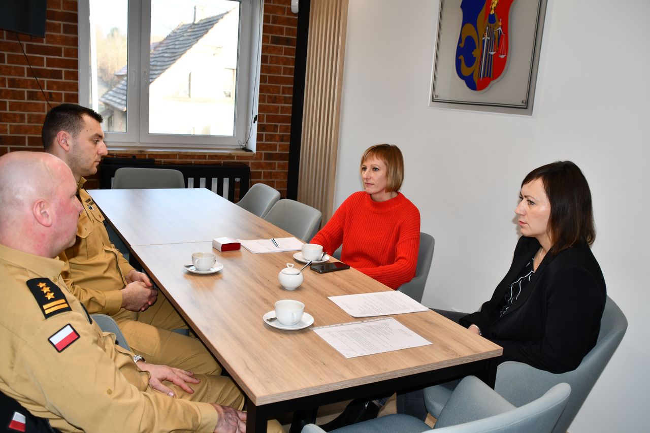 SPOTKANIE Z KIEROWNICTWEM PSP W GŁOGOWIE