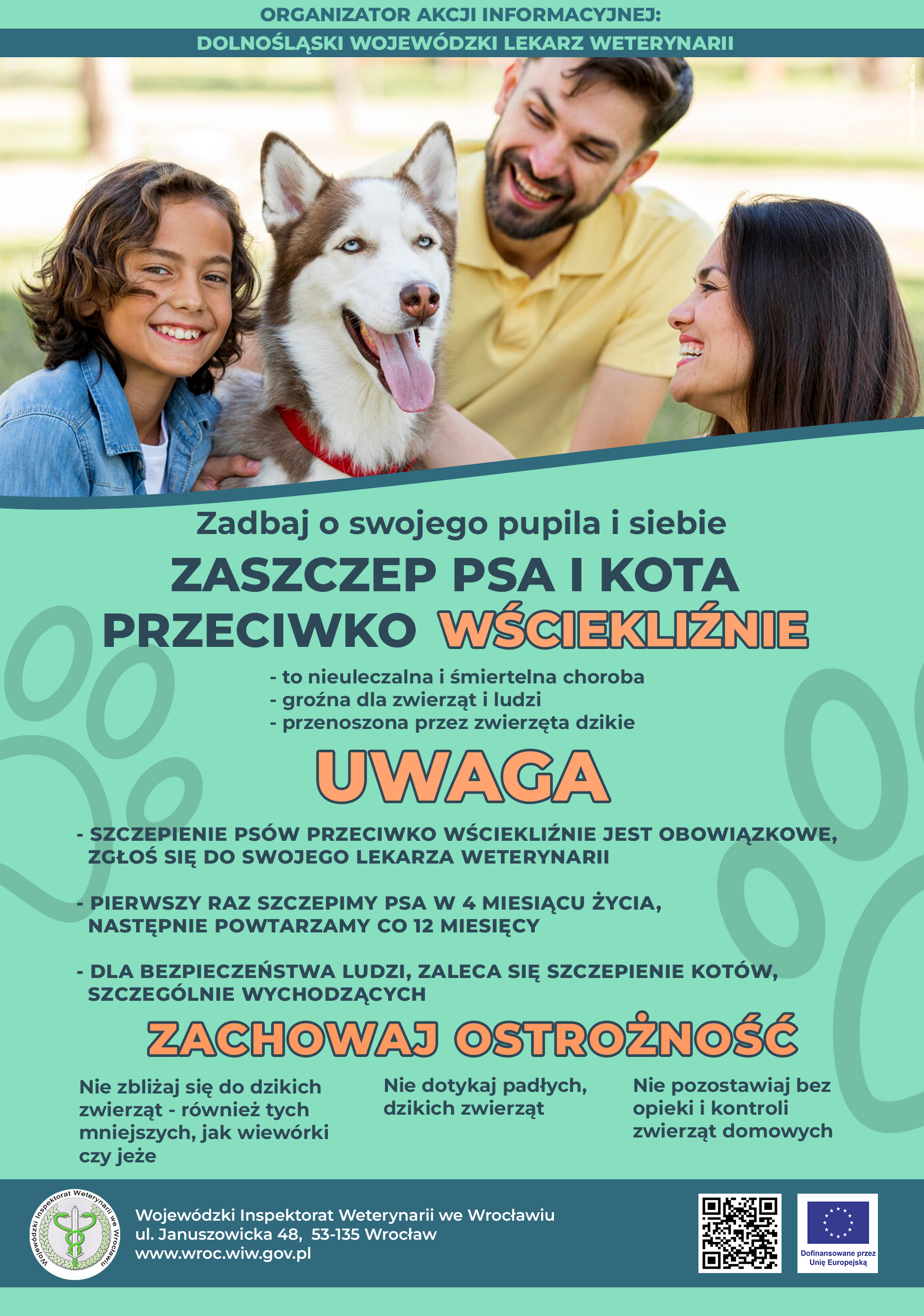 OBOWIĄZEK SZCZEPIENIA PSÓW PRZECIWKO WŚCIEKLIŹNIE 