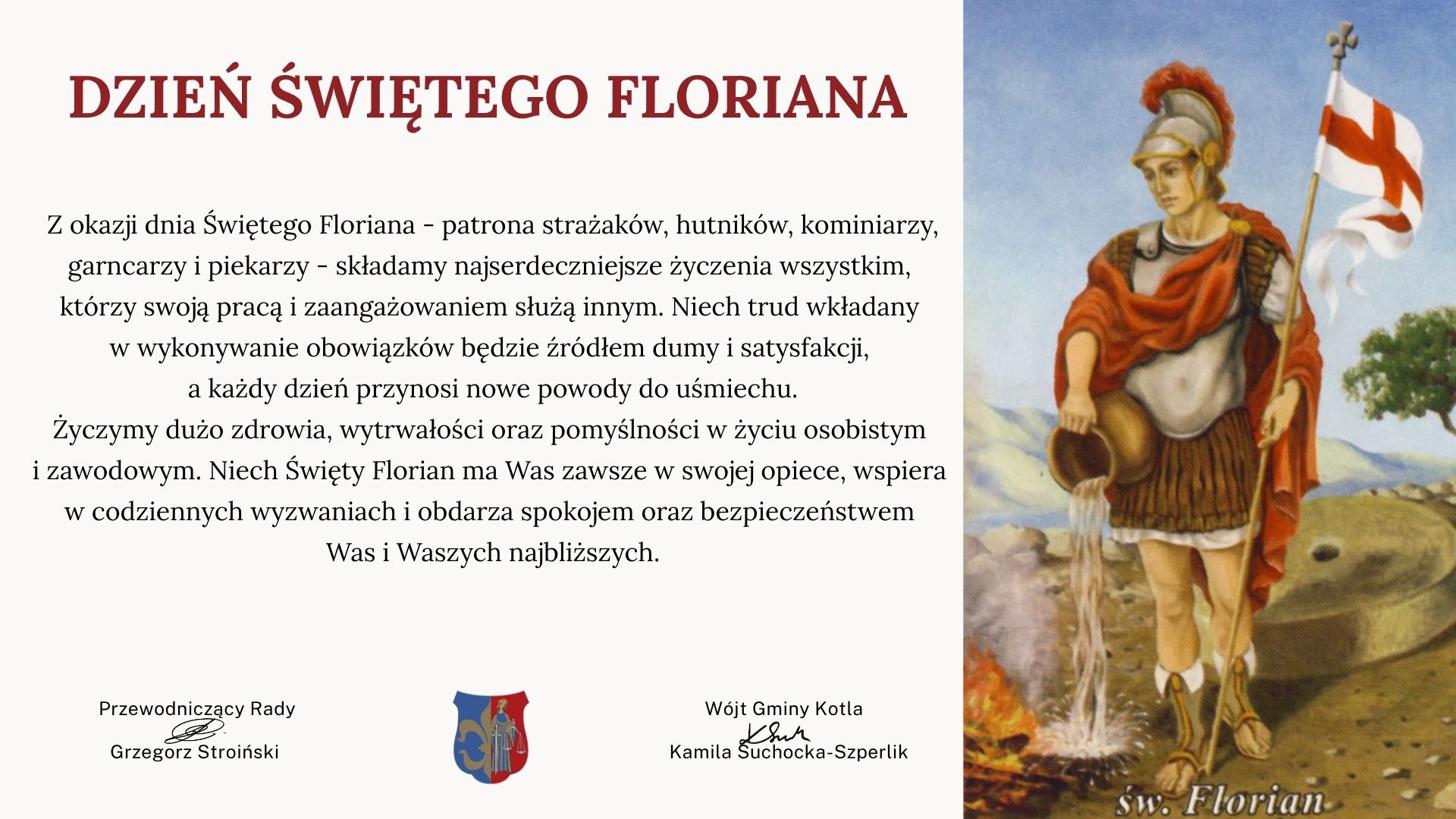 4 MAJA DZIEŃ ŚWIĘTEGO FLORIANA